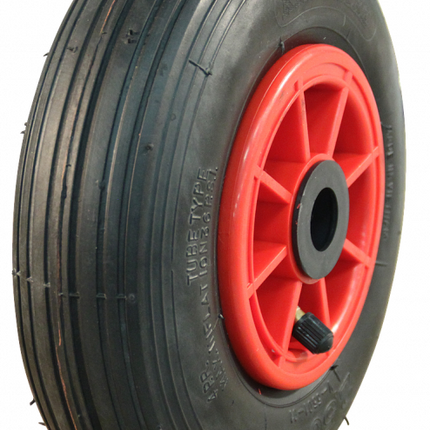 Cantonal Sackkarrenrad - 2.50-4 - Luftreifen und Kunststofffelge - maximale Belastung: 75 kg - Achsloch/Nabendurchmesser: 20 mm - inklusive Rollenlager