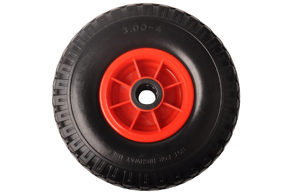 Cantonal Sackkarrenrad - 3.00-4 - auslaufsicher und Kunststoff-Felge - Tragfähigkeit: 125 kg - Achsloch-/Nabendurchmesser: 25 mm - inklusive Rollenlager