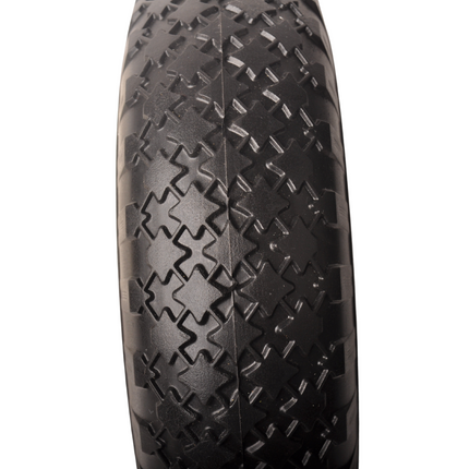 Cantonal Sackkarrenrad - 4.00-4 - pannensicher Vollgummireifen und Kunststofffelge - Tragfähigkeit: 125 kg - Nabendurchmesser: 25 mm - Inklusive Kugellager