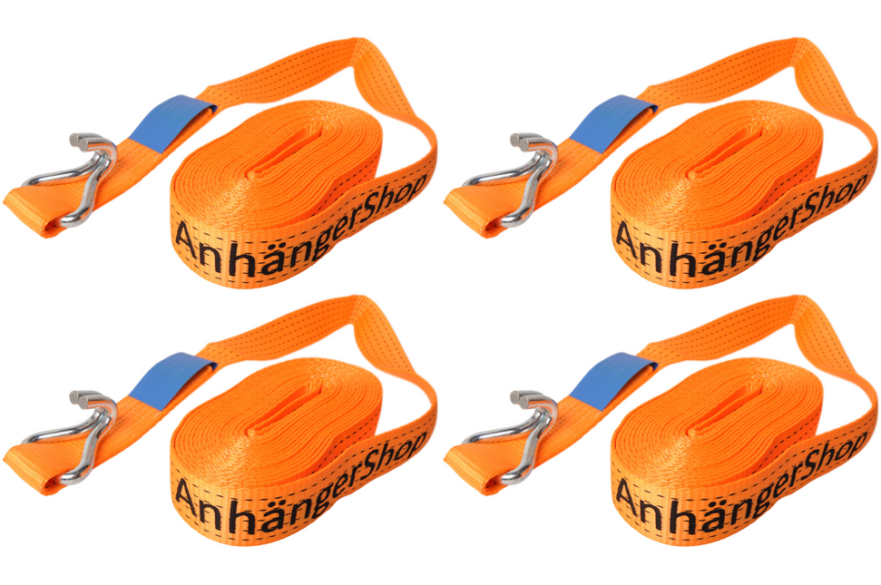 Cantonal Satz mit 4 Spanngurte 800x5 cm - AHS-Druck - 5000 kg