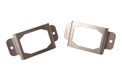 Cantonal Satz von 2 Schutzgitter - geeignet für Flexipoint Rücklichter - Edelstahl - 130x64x27 mm
