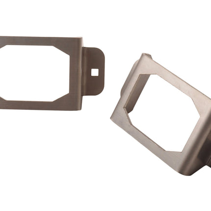 Cantonal Satz von 2 Schutzgitter - geeignet für Flexipoint Rücklichter - Edelstahl - 130x64x27 mm