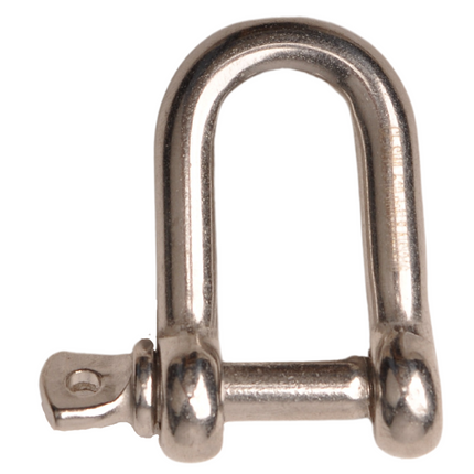 Cantonal Schäkel D-Schäkel 8 mm aus Edelstahl 316
