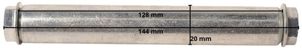 Cantonal Schubkarrenachse (20 mm) - Gewindestange M10
