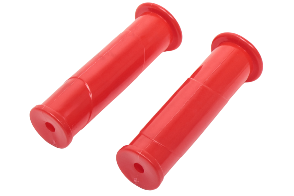 Cantonal Schubkarrengriffe rot - Durchmesser ca. 30 mm - Satz mit 2 Stück