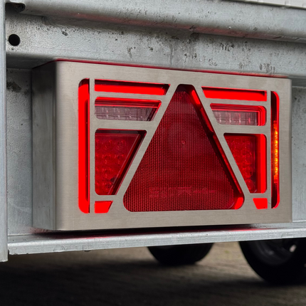 Cantonal Schutzgitter Multiled 4 - 253x141x63,7 mm - mit freiem Dreieck - Edelstahlmaterial