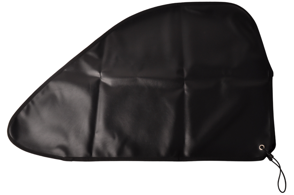 Cantonal Schwarze Deichselabdeckung 87x55 cm – PU-Material – inklusive Gummizug