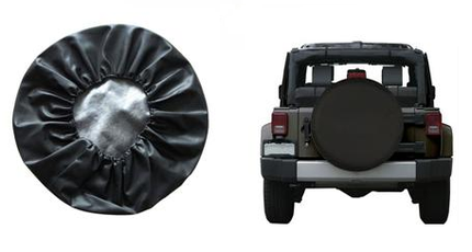 Cantonal Schwarze Reserveradabdeckung - 14/15 Zoll - Ø65x21 cm