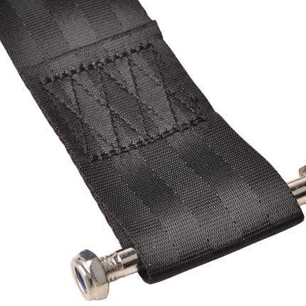 Cantonal Seilband Bootsanhänger mit Sicherheits­haken – 5 cm x 6,1 Meter – 612 kg – Schwarz - inkl. Bolzen