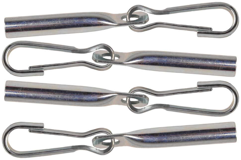 Cantonal Seilende mit Haken für Seil und Schnüre (8 mm) - 4 Stück