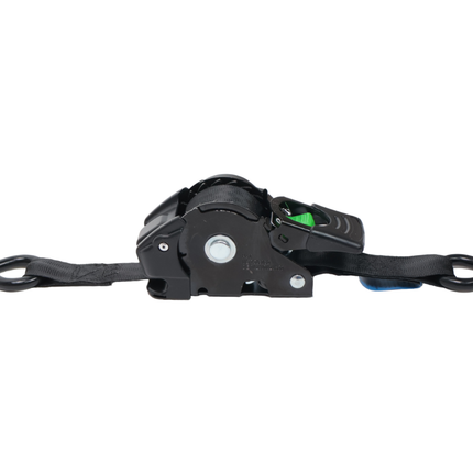 Cantonal Set mit 2 automatisch Spanngurte - 300x2,5 cm - 600 kg - S-Haken - wasserdicht