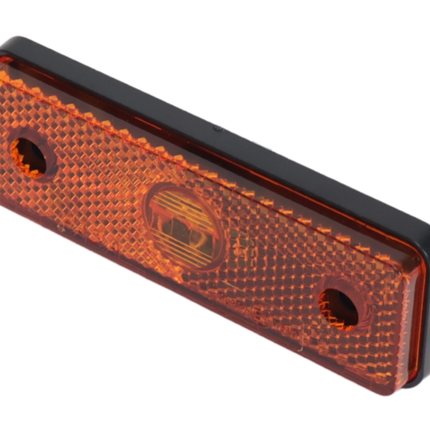 Cantonal Set mit 4 orange/gelben Begrenzungsleuchten 100×34,5×21 mm - inklusive 10 cm zweiadriges Kabel