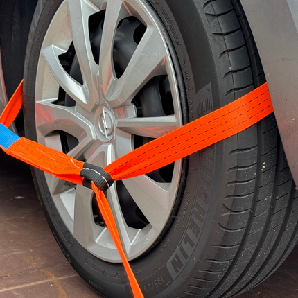 Cantonal Set mit 4  Spanngurte für Autotransporter - universal - 330x3,6 cm (3000 kg)