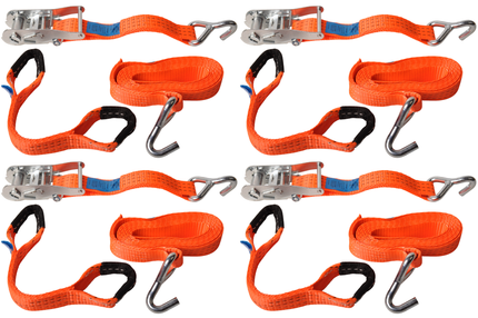 Cantonal Set mit 4 Zurrgurten für Autotransporter - universal - 330x3,6 cm (3000 kg)