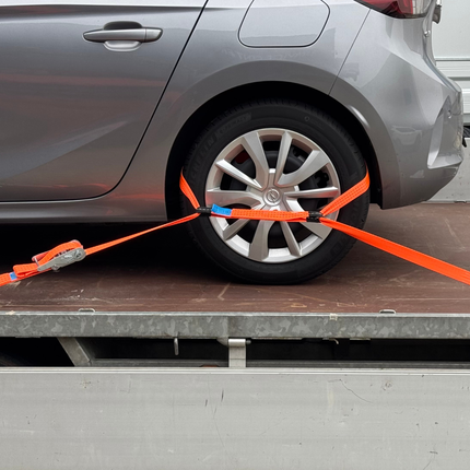 Cantonal Set mit 4 Zurrgurten für Autotransporter - universal - 330x3,6 cm (3000 kg)