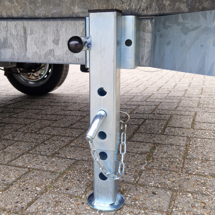 Cantonal Set von 2 kippbaren Stützfüßen - verstellbar und klappbar - geeignet für Eduard-Anhänger