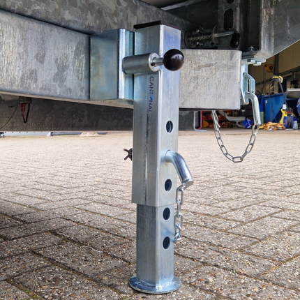 Cantonal Set von 2 kippbaren Stützfüßen - verstellbar und klappbar - geeignet für Eduard-Anhänger