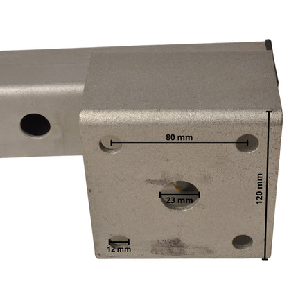 Cantonal Set von 2 kippbaren Stützfüßen - verstellbar und klappbar - geeignet für Eduard-Anhänger