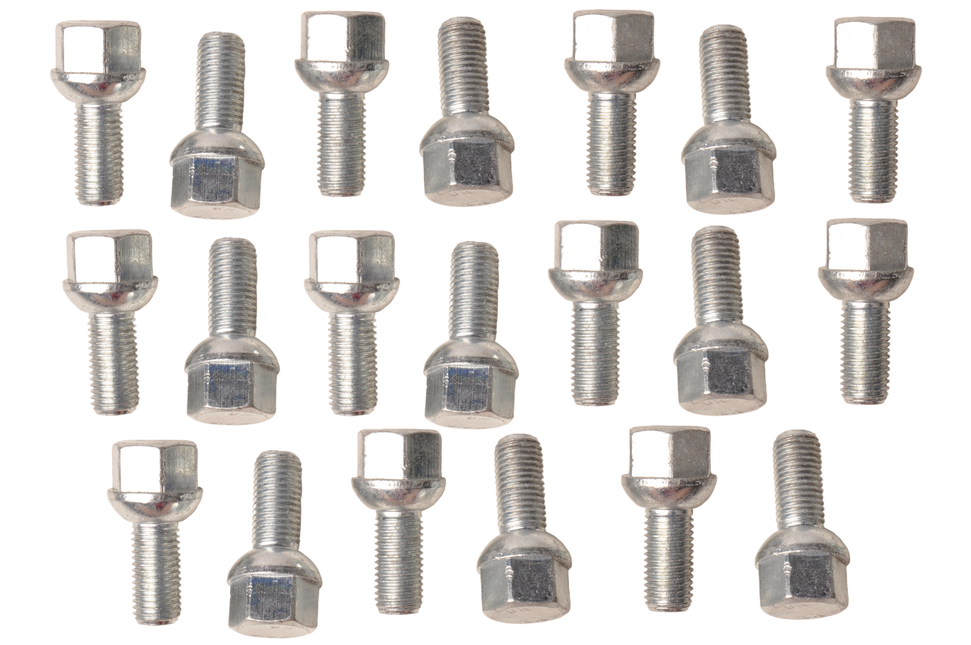 Cantonal Set von 20 Stück - Radschraube - Kugelbund - M12x1,5