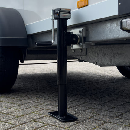 Cantonal Set von zwei kippbaren und ausdrehbaren Stützfüßen - 43-73 cm - 1000 kg - inklusive Flansch