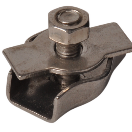 Cantonal Simplex-Klemme aus RVS für Stahldraht (6 mm)