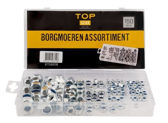 Cantonal Sortiment selbstsichernde Muttern 150-teilig