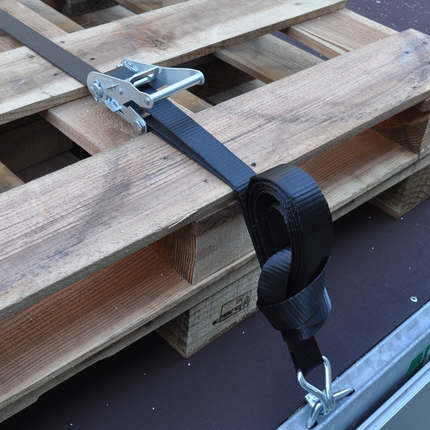 Cantonal Spanngurt - 600x3,5 cm - schwarz - Bruchlast 3000 kg