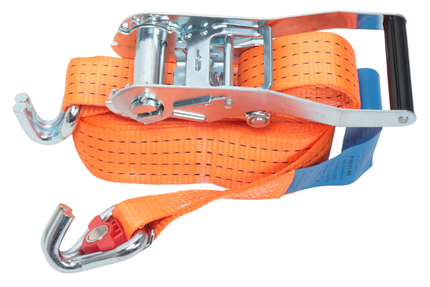Cantonal Spanngurt orange - 800x5 cm - 4000 kg - zweiteilig - magnetischer Haken