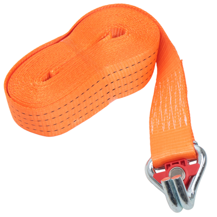 Cantonal Spanngurt orange - 800x5 cm - 4000 kg - zweiteilig - magnetischer Haken