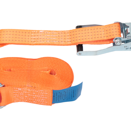 Cantonal Spanngurt orange - 800x5 cm - 4000 kg - zweiteilig - magnetischer Haken