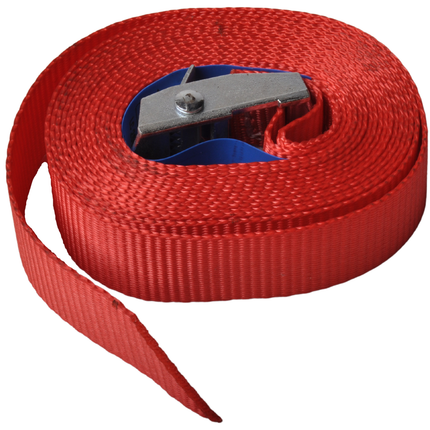 Cantonal Spanngurt rot 300x2,5 cm (250 kg) - Set von 4 Stück