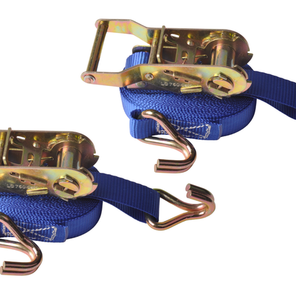 Cantonal Spanngurte blau 500x2,5 cm (1500 kg) - Satz von 2 Stück