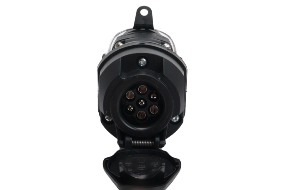 Cantonal Spannungsreduzierer von 24 auf 12 Volt - 15-polige N-Buchse auf 7-polige Buchse