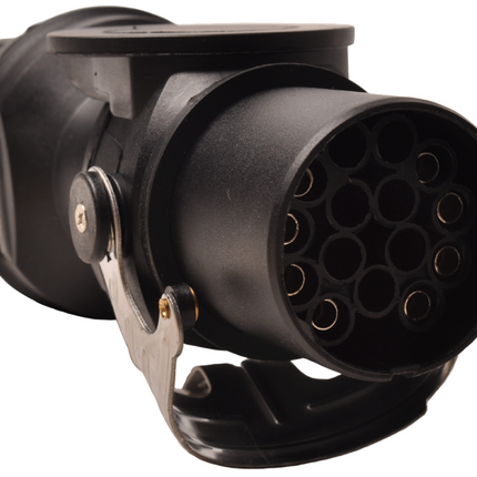 Cantonal Spannungswandler von 24 auf 12V – 15-polige N-Dose auf 7/13-polige Steckdose