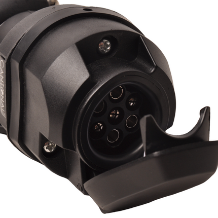 Cantonal Spannungswandler von 24 auf 12V – 15-polige N-Dose auf 7/13-polige Steckdose