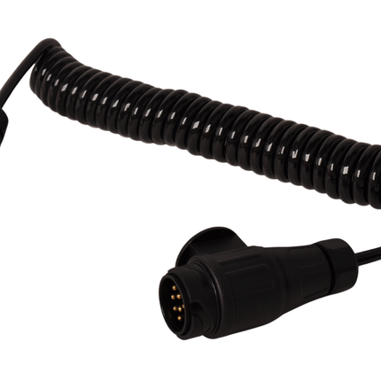 Cantonal Spiralkabel - 2x 13-poligem Stecker - 8-adrig