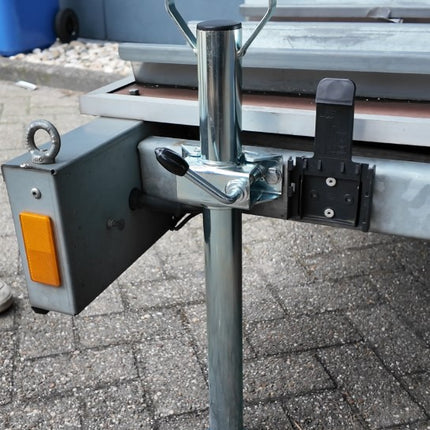 Cantonal Stahl-Stützfuß mit Griff - 600 mm hoch - 48 mm Rohrdurchmesser