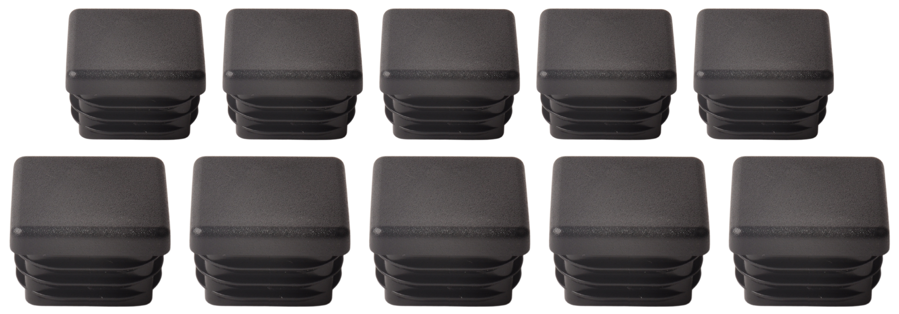 Cantonal Steckbare Kappe viereckig 30x30 mm - 10 Stück