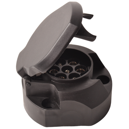 Cantonal Steckdose 7-polig PVC