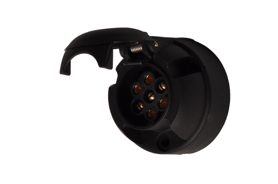 Cantonal Steckdose 7-polig PVC mit Nebelscheinwerferschalter