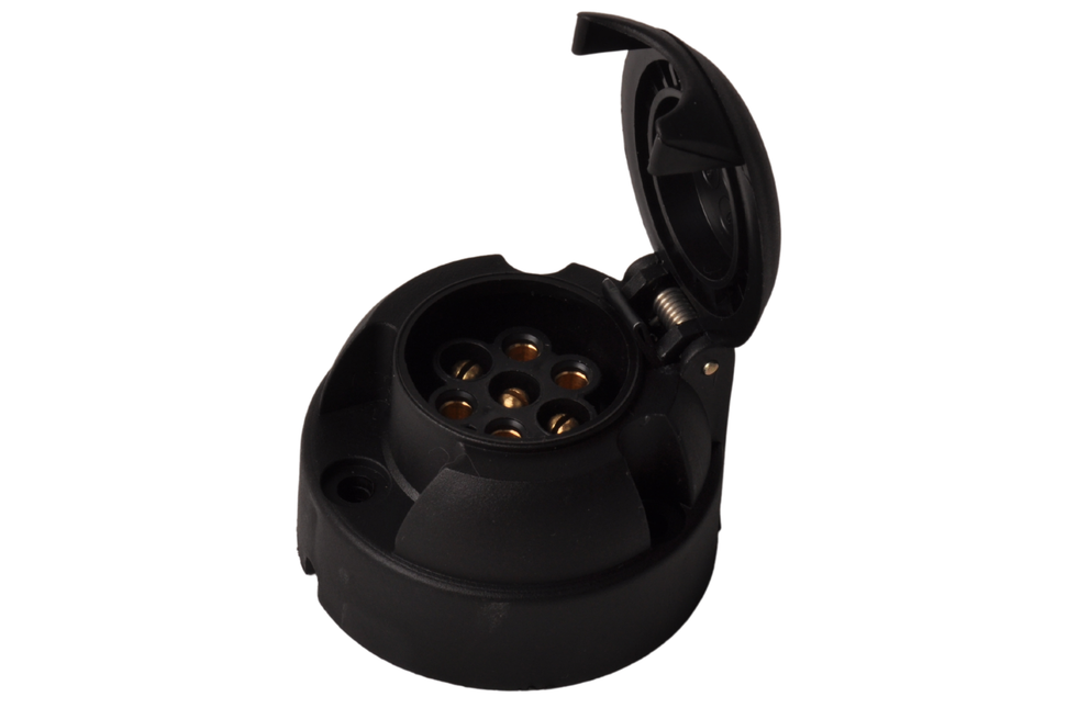 Cantonal Steckdose 7-polig PVC mit Nebelscheinwerferschalter