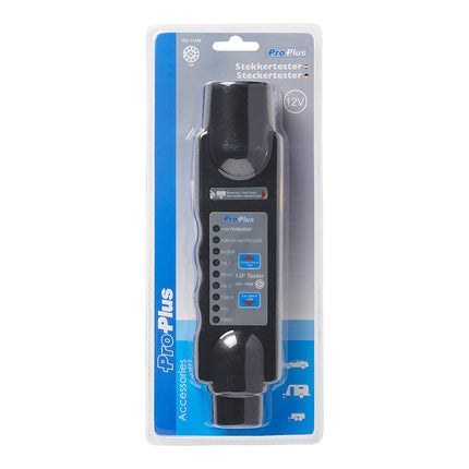 Cantonal Steckdose Tester 13-polig 12 V. Prüft Blinker, Rücklicht, Bremslicht, Rückfahrlicht und Nebelschlussleuchte. Wird mit 9-Volt-Batterien betrieben. ( nicht enthalten )