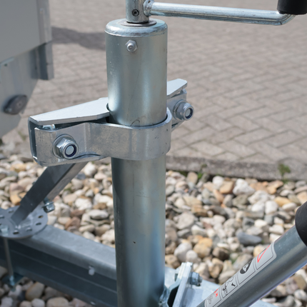 Cantonal Strebe/Stütze für Stützrad 60 mm mit runder Befestigung - inklusive Befestigungssatz