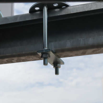 Cantonal Strebe/Stütze für Stützrad 60 mm mit runder Befestigung - inklusive Befestigungssatz