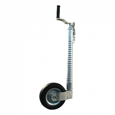 Cantonal Stützrad - 48 mm - gerippt - 150 kg maximale Tragfähigkeit - Stahlfelge