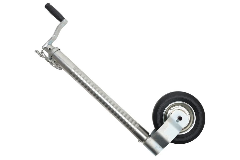 Cantonal Stützrad - 48 mm - gerippt - 250 kg maximale Tragfähigkeit - Stahlfelge - geeignet für IFor Williams