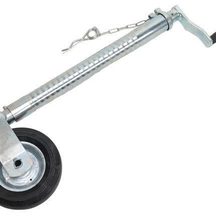 Cantonal Stützrad - 48 mm - gerippt - Tragfähigkeit: 150 kg - Stahlfelge