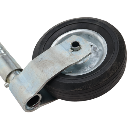 Cantonal Stützrad - 48 mm - gerippt - Tragfähigkeit: 150 kg - Stahlfelge
