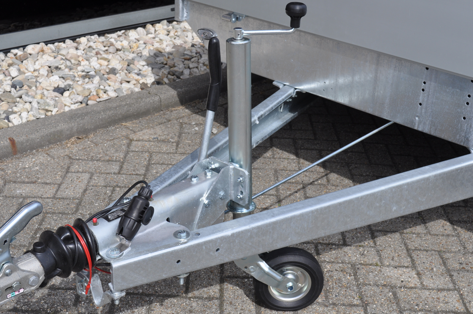 Cantonal Stützrad für Anhänger 60 mm rund automatisch klappbar