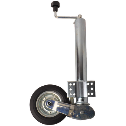 Cantonal Stützrad für Anhänger - 60 mm rund - automatisch klappbar